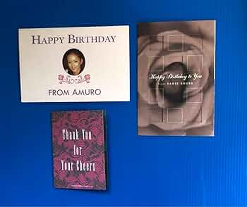 Amazon.co.jp: 140、安室奈美恵誕生日メッセージカード